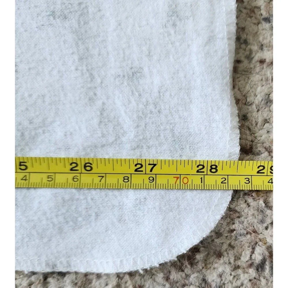 Carters Baby Receiving Blanket White Cotton‎ Flannel Puppy Dog Print 37